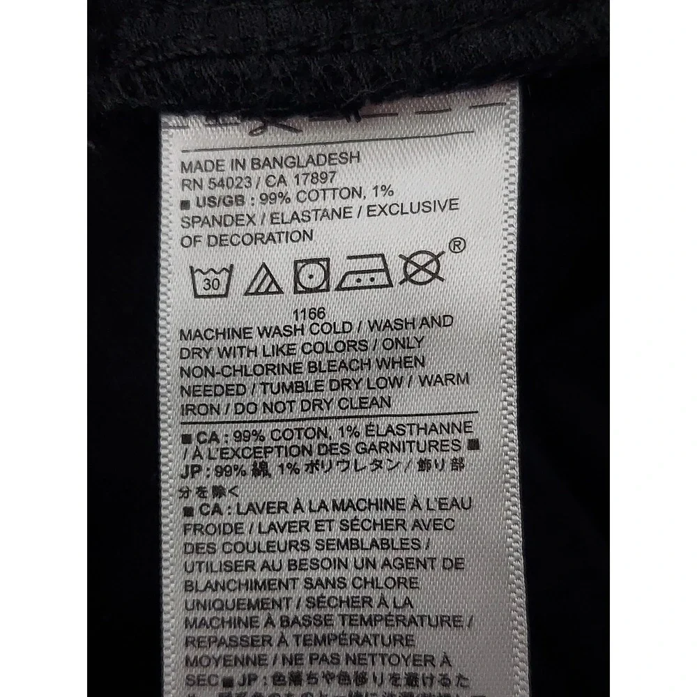 BANANA REPUBLIC Travel Jean Pants Mens 32x34 Black Stretch Athletic Fit Dark